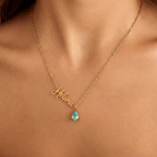 Heliora™ - La collana personalizzata con il tuo nome e la tua pietra di nascita